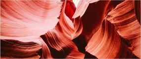 Obraz červených skál (120x50 cm)