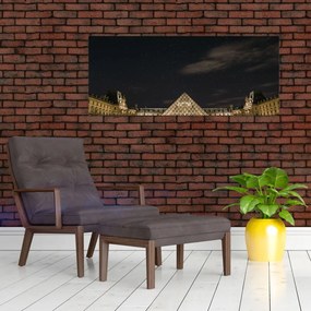 Obraz - Louvre v noci (120x50 cm)