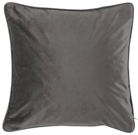 Tmavosivý vankúš Tiseco Home Studio Velvety, 45 x 45 cm