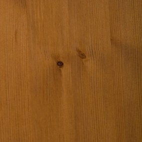 Biela knižnica z borovicového dreva 74x223x37 cm Anita – Støraa