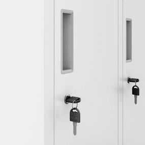 Pracovná šatníková skriňa BHP BARTEK 2 Plus 559 x 1720 x 450 mm