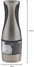 Cole&Mason - Elektrický mlynček na korenie 2v1 KEW 6xAAA 21 cm