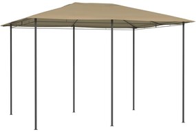 vidaXL Altánok 3x4x2,6 m sivohnedý 160 g/m²