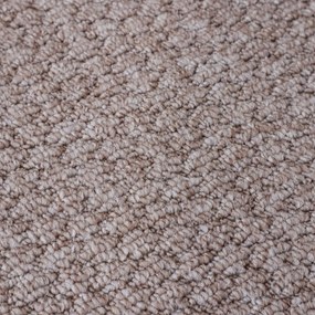 AladinWorld Expres, Metrážny koberec Atlas 31, na mieru, šíře 4m, hnedá, filc, chodba / predsieň