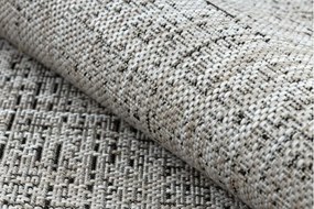 Koberec SIZAL FLOORLUX 20401 Ramka strieborný / čierny