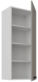 Horná kuchynská skrinka Lucid 45 G-108 1F (korpus: biela + front: mdf claygrey). Vlastná spoľahlivá doprava až k Vám domov. 1134678