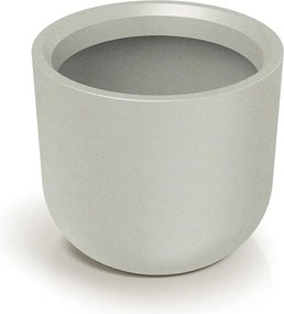 Plastový květináč MOLTAS ROUND HIGH pískový