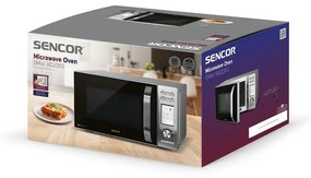 Sencor SMW 6020SS mikrovlnná rúra, strieborná