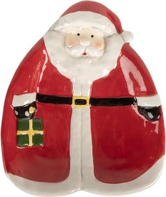 Dezertný keramický tanierik Santa Claus - 20*16*4 cm