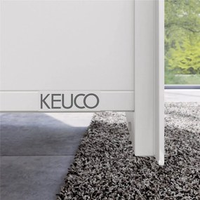 KEUCO Stageline závesná skrinka pod umývadlo, 1 zásuvka + 1 priehradka, 500 x 490 x 625 mm, biela, 32842300000