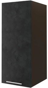 Skrinka do kuchyne Malmo Ares black W2/30 lava