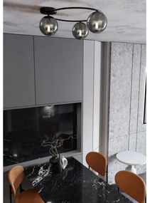 Stropné svietidlo SOPRA 3xE14/10W/230V čierna