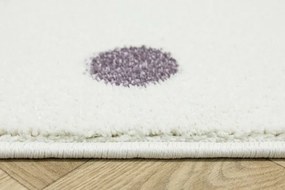 Koberec Lima 9581A krémový / fialový