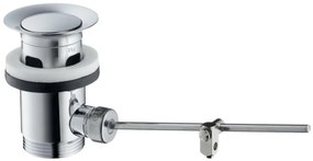 Hansgrohe Odtokové súpravy, odtoková súprava s ťahadlom na umývadlové a bidetové batérie, chrómová, HAN-94139000