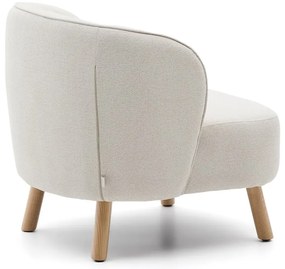 Krémové ženilkové kreslo Ulit – Kave Home