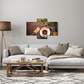 Obraz - hrnček s dekoráciami (90x60 cm)