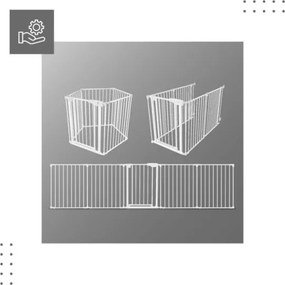 Bezpečnostná zábrana 2v1 Guardian 6.0 biela