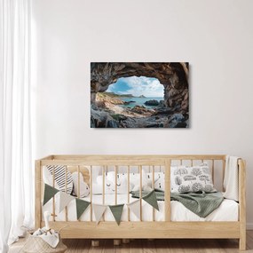 Obraz - Jaskyňa pri mori (90x60 cm)