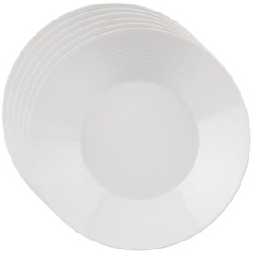 Orion Sada porcelánových hlbokých tanierov Monaline 6 ks, 22 cm