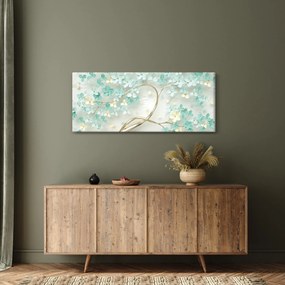 Obraz - Zlatý kvitnúci strom (120x50 cm)