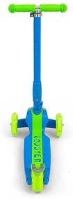 Detská kolobežka Milly Mally Magic Scooter blue-green