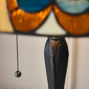Stolná lampa Tiffany HECTOR 2xE27/60W/230V, priemer 40 cm