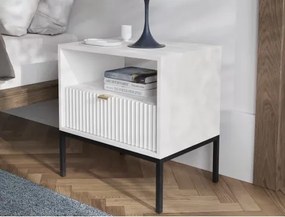 Nočný stolík Nova, biely%