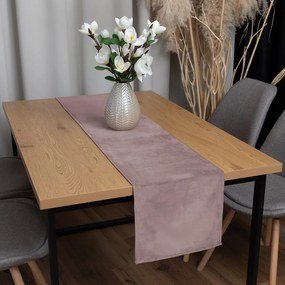 Biante Zamatový behúň na stôl Velvet Prémium SVP-031 Tmavo staroružový 35x160 cm