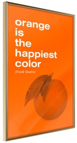 Artgeist Plagát - The Happiest Colour [Poster] Veľkosť: 40x60, Verzia: Zlatý rám