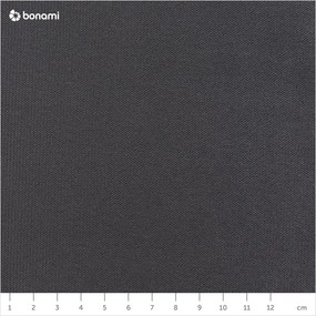 Tmavosivá zamatová rozkladacia pohovka do "U" Miuform Lofty Lilly, pravý roh