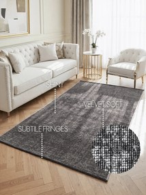 ELLE Decoration, Kusový koberec Brilliance Prisma 106310 Silver Grey z kolekcie Elle, 160x230, šedá, obývacia izba