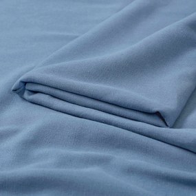 Goldea prírodná látka z ľanovej zmesi - modrá 300 cm