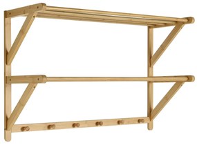 Vešiak B005 NAT, bambus