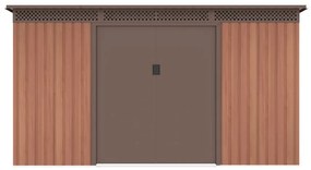 Záhradný domček G21 GRAH 483 - 340 x 142 cm, hnedý 6390092