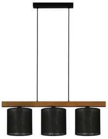 Brilagi - Luster na lanku FOREST 3xE27/15W/230V borovica/čierna
