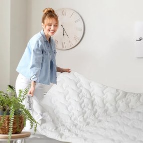 Paplón NATURE 4 biely