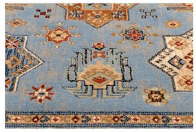 Vlnený kusový koberec Surat modrý 80x145cm