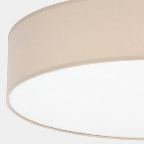 Stropné svietidlo RONDO 4xE27/15W/230V pr. 61 cm béžová