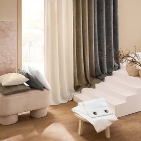 Béžový záves zo ženilky 140x260 cm Leo – douceur d'intérieur