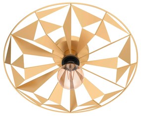 EGLO Dizajnové stropné osvetlenie CASTANUELO, 1xE27, 40W, zlaté