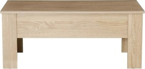 AKCIA Konferenčný stolík RIWA s výsuvnou doskou 100x50 cm, dub