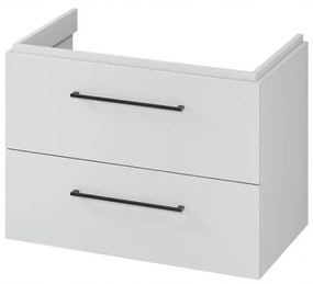 Cersanit Larga, umývadlová skrinka 80cm, šedá matná, S932-075