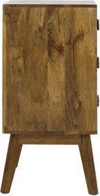 Drevená nízka komoda Espita so šuplíkmi - 40*40*80cm