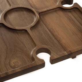 Servírovací stolík MOOKA hnedý 892597