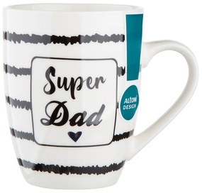 Altom Porcelánový hrnček Super dad, 300 ml