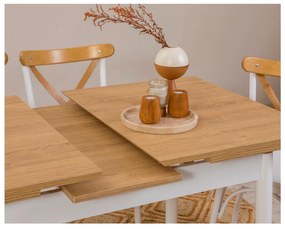 Jedálenský set Duvasa 25 (biela) (pre 4 osoby). Vlastná spoľahlivá doprava až k Vám domov. 1093810