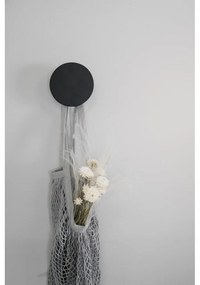 Čierny nástenný háčik z dubového dreva Milford – Rowico