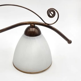 Brilagi - LED Prisadený luster ANTICO 3xE27/60W/230V bronz patina