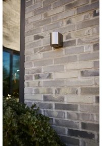 Nordlux - LED vonkajšie nástenné svietidlo CANTO 2xLED/6W/230V IP44 nerezová oceľ