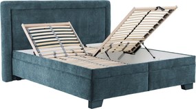 Posteľ Palas 180x200 cm, morská modrá látka